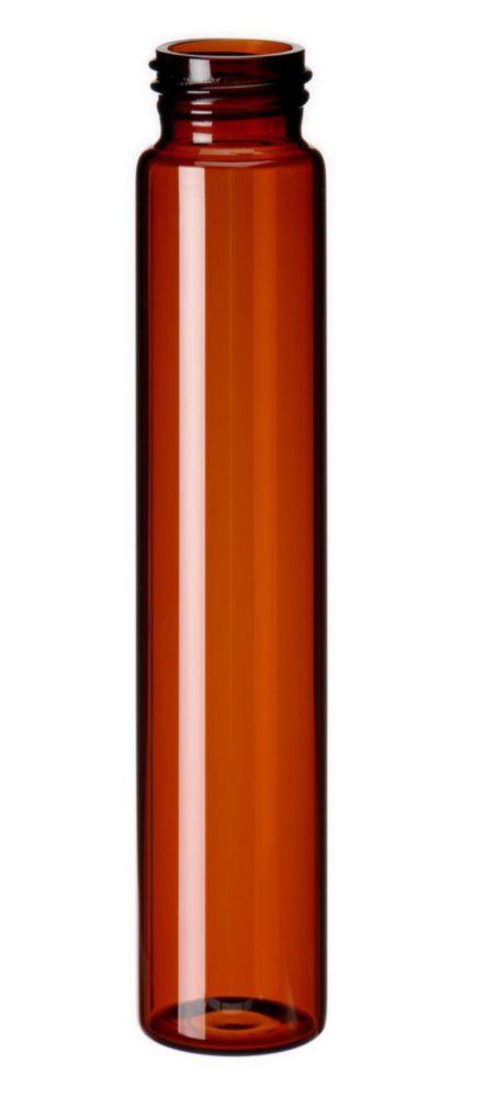 LLG Labware EPA Threaded Bottle 60 mL Amber Glass, 1st Hydrolytic Class, 140 x 27.5 mm, Pack of 100