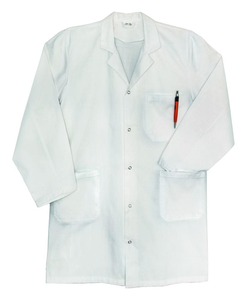 LLG Lab Coat Size 48, 100% Cotton for Men