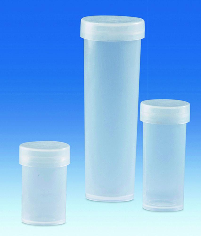 VITLAB Sample Vial 18 ml, PP Conical, with Snap-on Lid