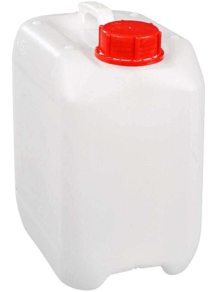 Bürkle 5-Liter HDPE Canister with UN Approval, DIN50, Transparent, with Tamper-Evident Closure