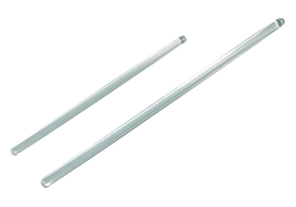 LLG Stirring Rods, Glass, Fused Ends, 300 x 7 mm, Pack of 10