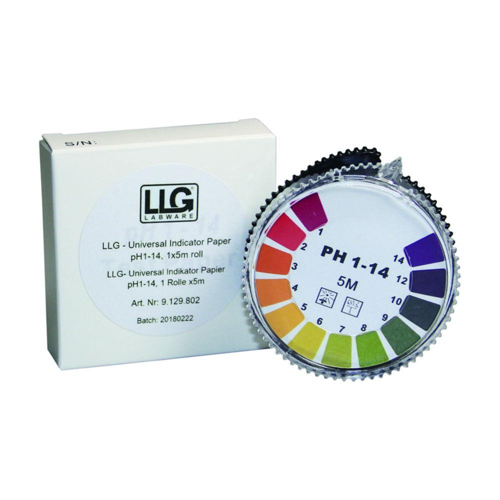 LLG Universal Indicator Paper pH 1-11, Roll of 5m