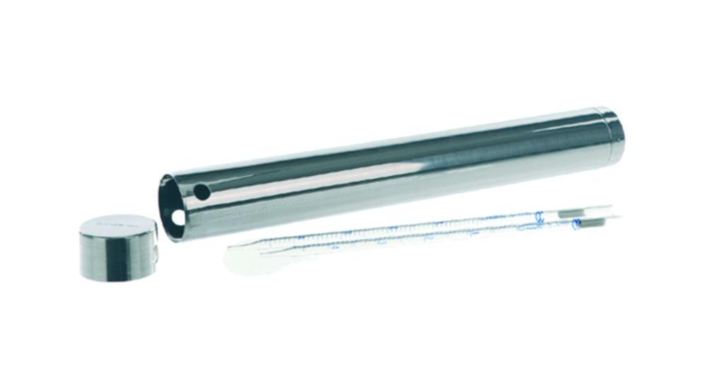 BOCHEM Pipette Box, Round, 450 x 65 mm 18/8 Steel