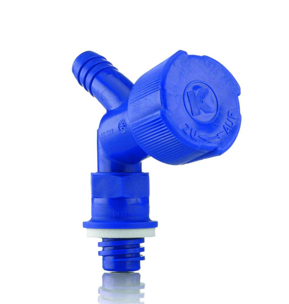 Kautex Textron Plastic Stopcock (Blue)

