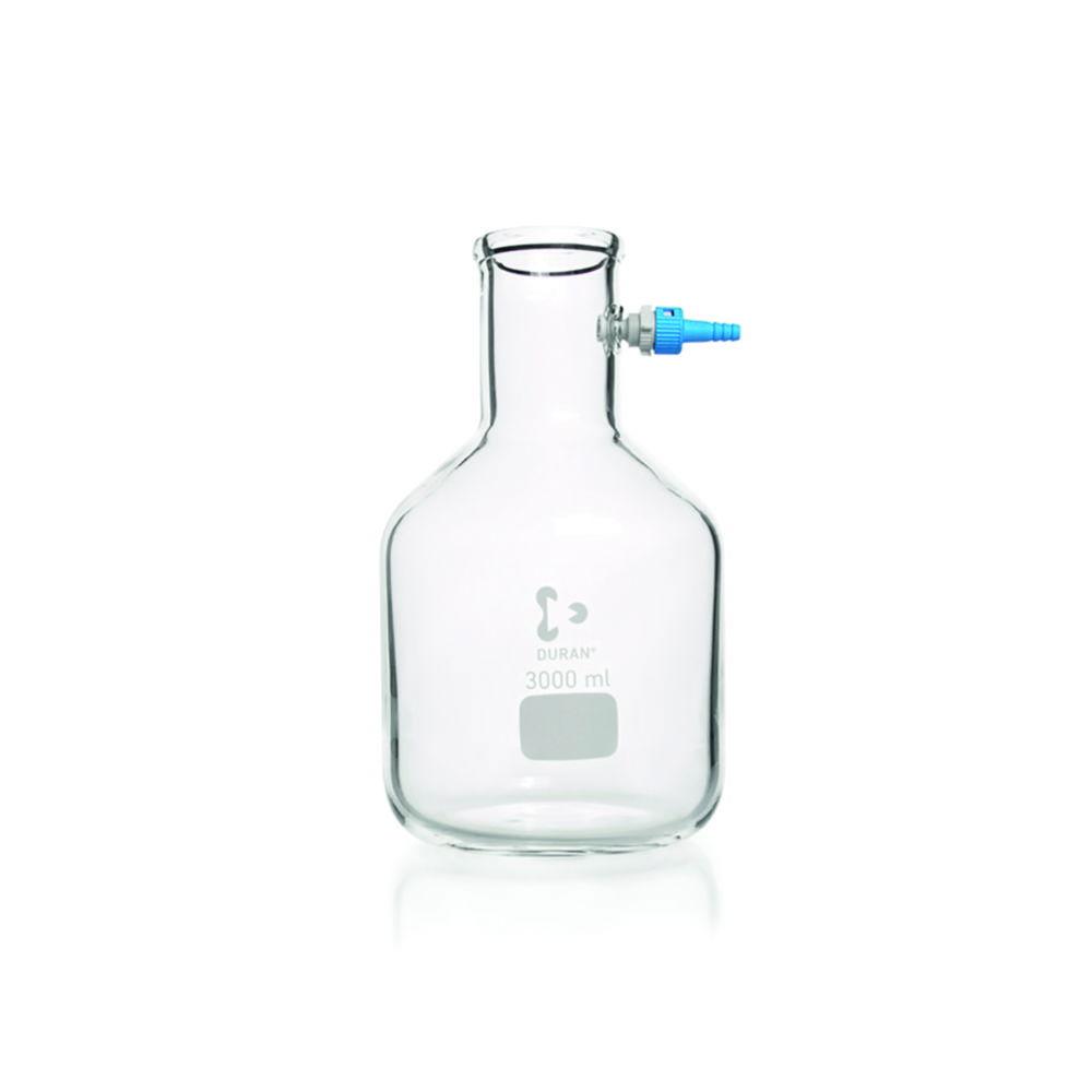 DWK Duran Filtering Bottles with PP Hose Connection Cap 3000 ml