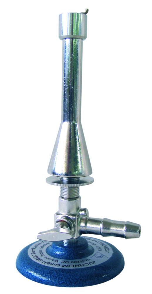 Teclu burner for natural gas with stopcok, pilot flame and air regulator