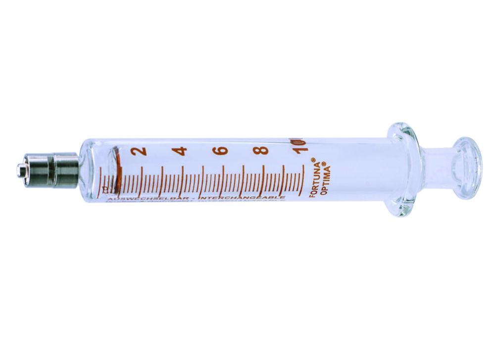Poulten & Graf All Glass Syringes CAP 1 mL, Metal Cone, Luer Lock