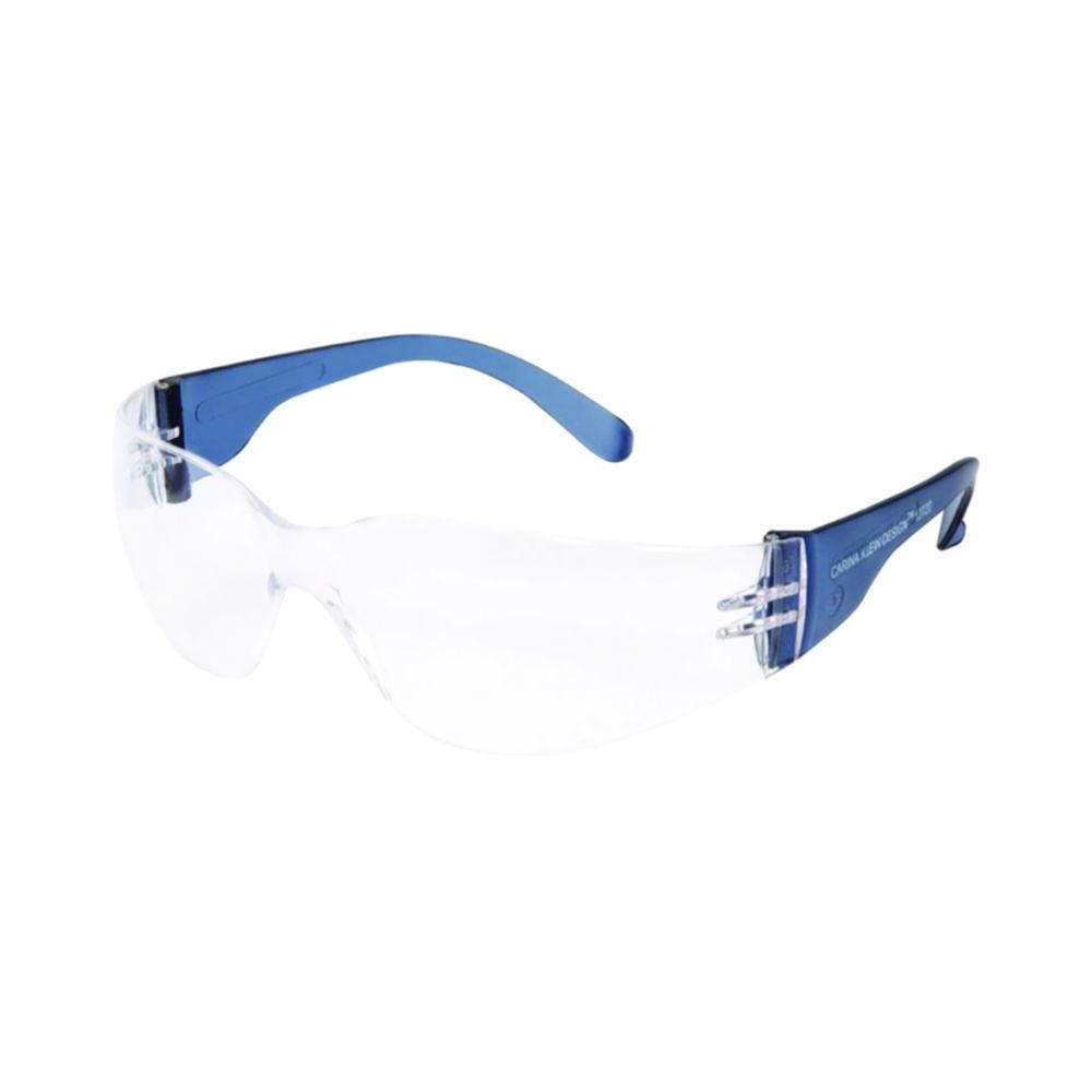 EKASTU Safety Spectacles CARINA KLEIN 12750, Clear 99.99% UV Protection, Adjustable Earpiece

