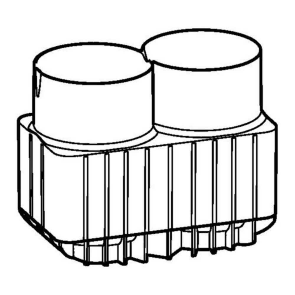 Adapter for 250 mL flasks and 175-225 mL conical tubes for rotor pack of 2 pieces