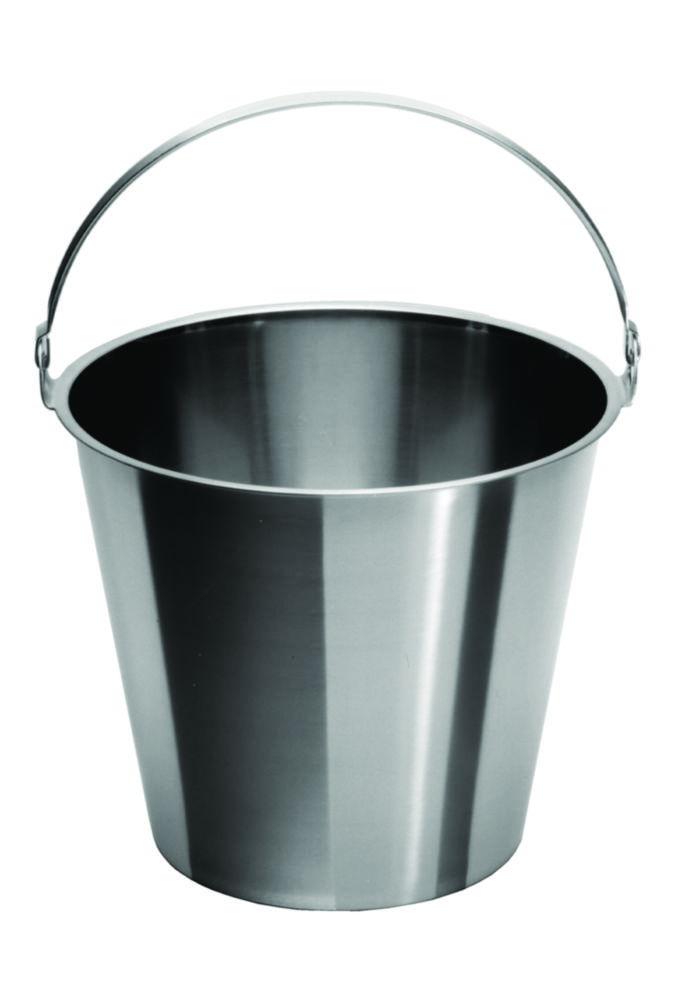 RSG Bucket Cap 12Ltrs Stainless Steel Graduated with Handle

