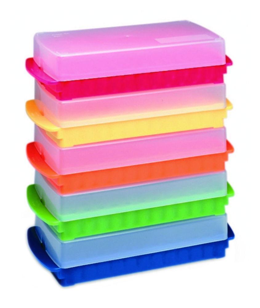 Heathrow Scientific 96-Well Reversible Rack – Polypropylene (PP), Assorted Colours, 0.5 mL & 1.5–2.0 mL Wells