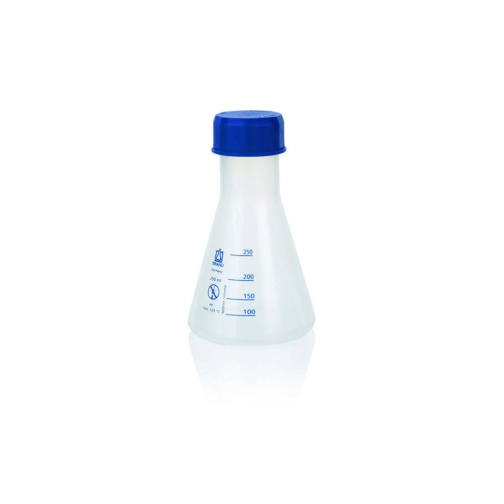 BRAND Erlenmeyer Flask 500 mL PP Wide-Neck GL45 (Pack of 6)