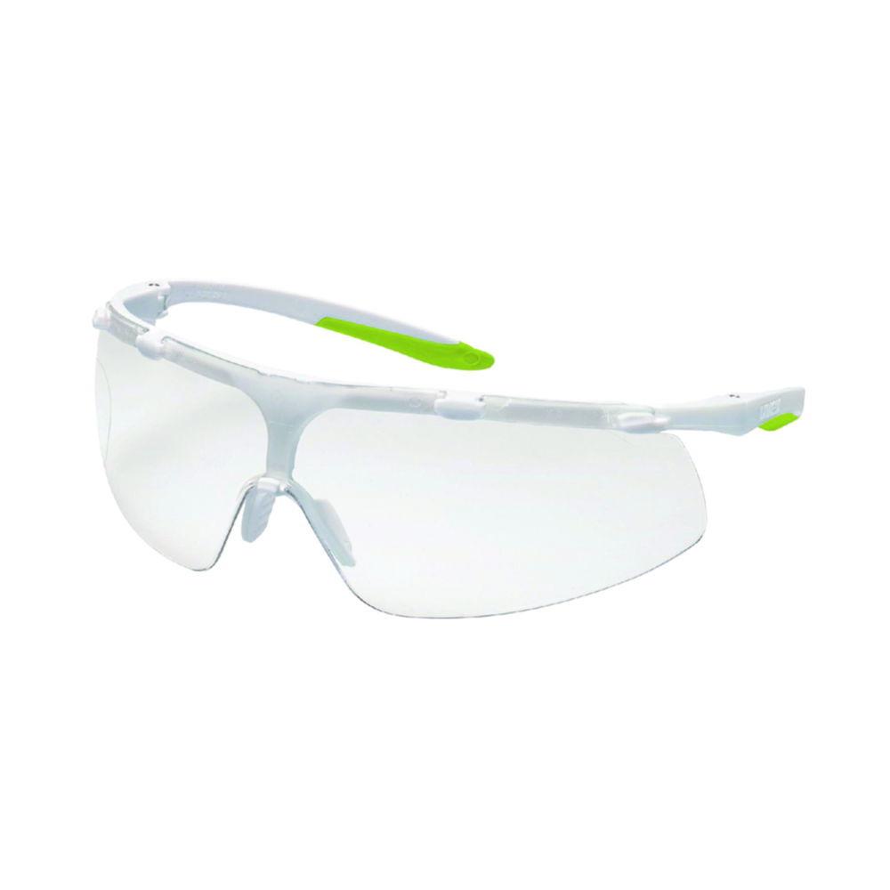 Spectacles super fit 9178 colour: lime, white, lenses: PC colourless/ UV 400, supravision excellence