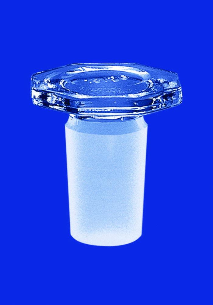 BRAND Glass Stopper NS 19/26 Octagonal, Boro 3.3, Solid, Pack of 10

