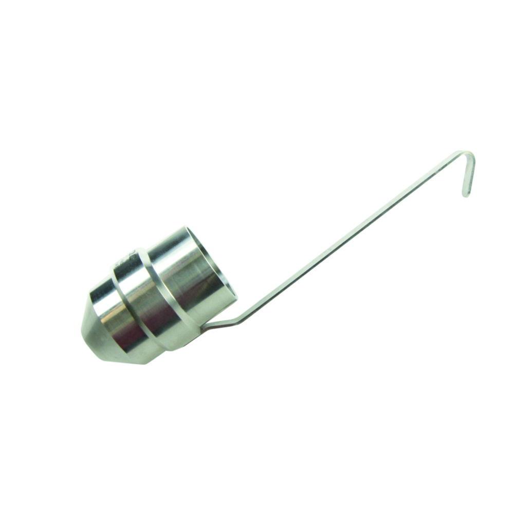 Industrial Physics Immersion Outlet Beaker TI, Aluminium with 5 mm Nozzle, According to ISO 2431