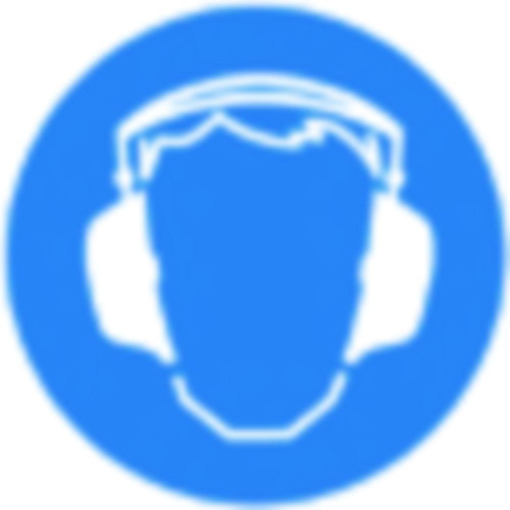 Gebra Secubox Midi, 23.6x22.5x12.5cm, Blue – Ear Protection