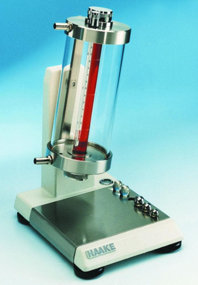 Thermo Haake Falling Ball Viscometer Set with 6 Spheres and Thermometer (800-1507), Cleaning Tool, and Calibration Sheet

