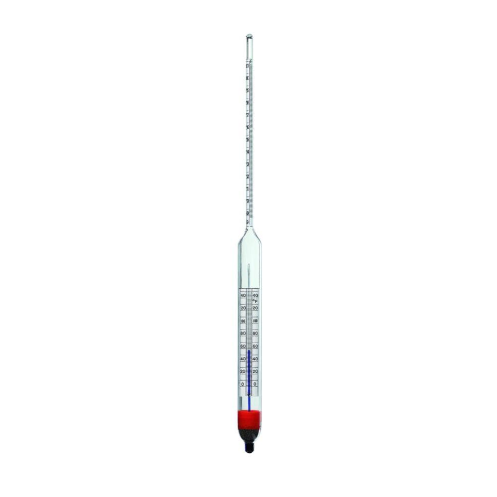 Ludwig Schneider Precision-ASTM Hydrometer Type S505HL-14 -20 to +65°C in 1°C, 850-900 in 0.5 kg/m³, 380 mm