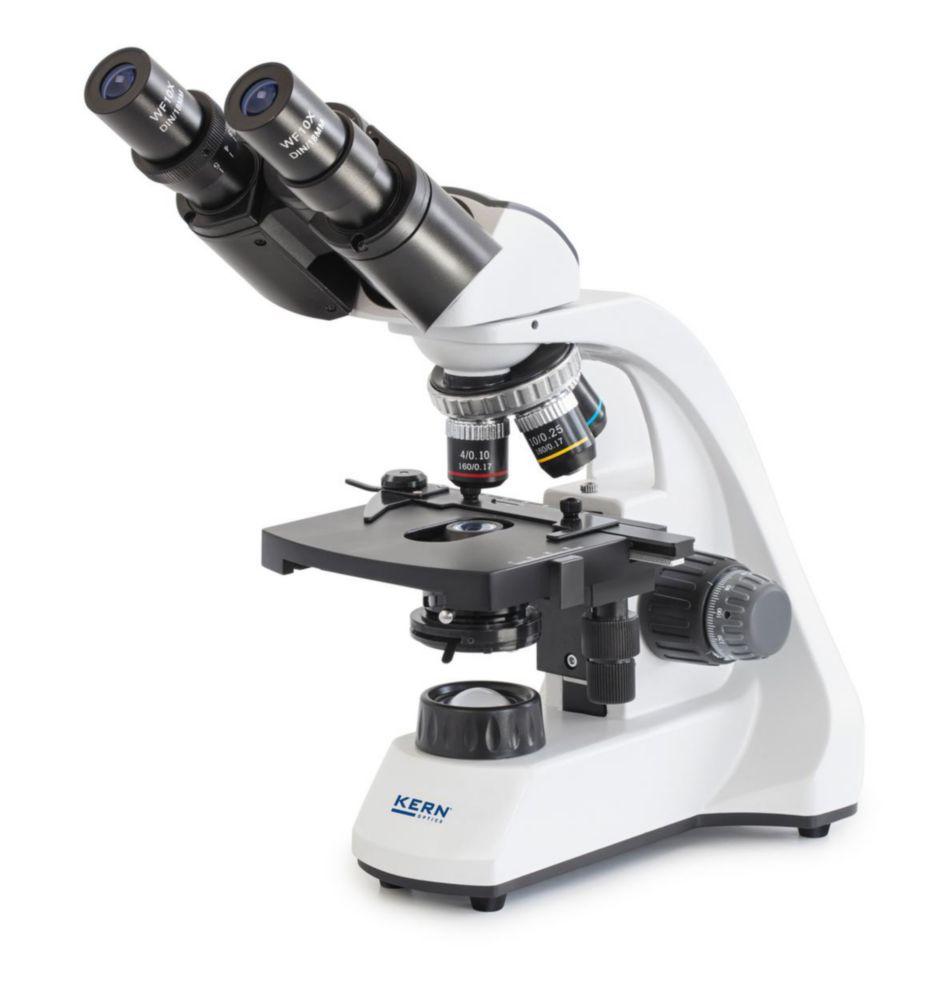 Kern Compound Microscope OBT 106 Binocular, Achromat 4/10/40/100 WF10x18; 1W LED

