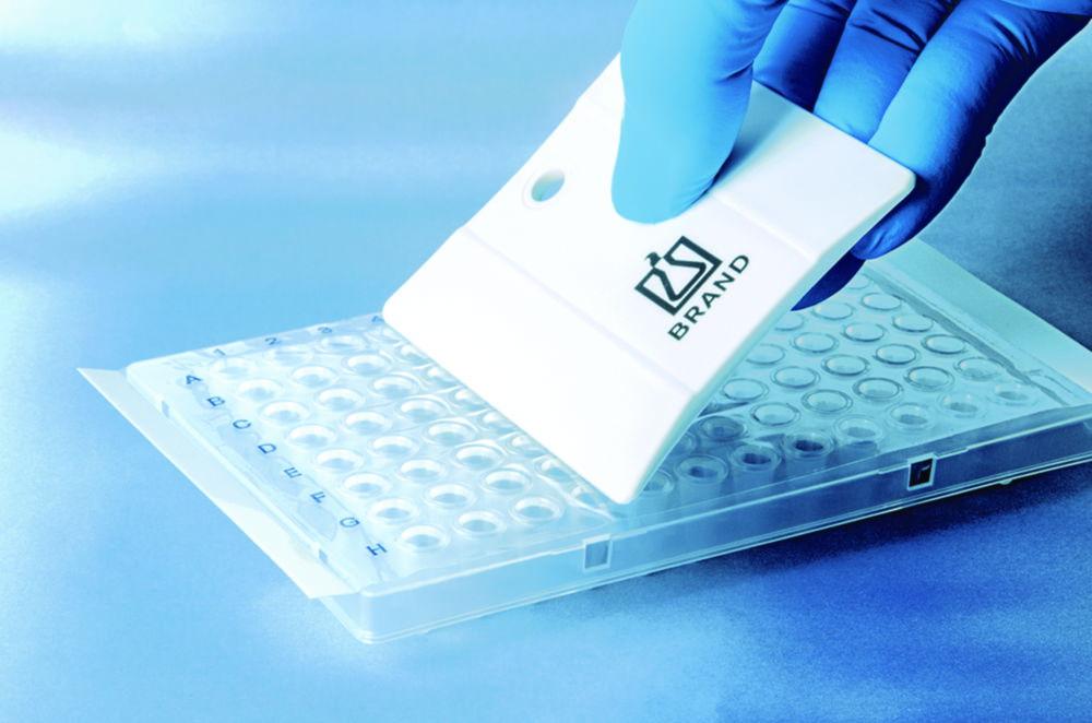 BRAND Application Spatula for Sealing Foils (White) – 1 Set of 2 Spatulas

