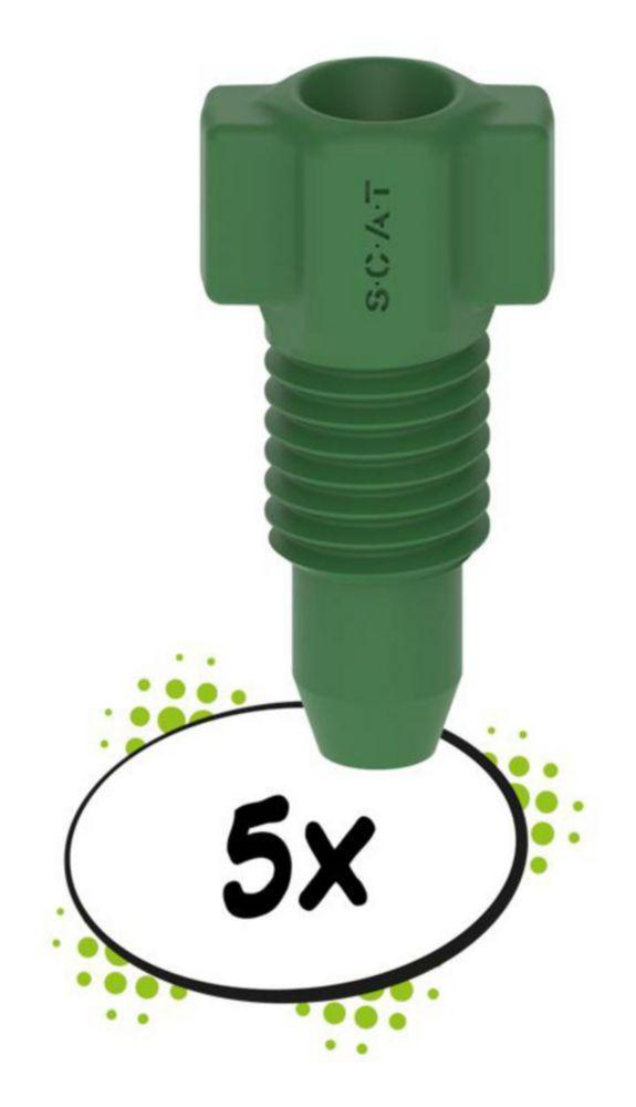 PE fitting, 1.6 mm OD, green