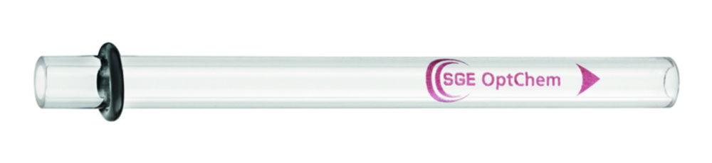Trajan Scientific SGE OptChem™ Straight Inlet Liners with Pre-fitted O-ring, 1.2 mm ID, 78.5 mm Length, Pack of 5