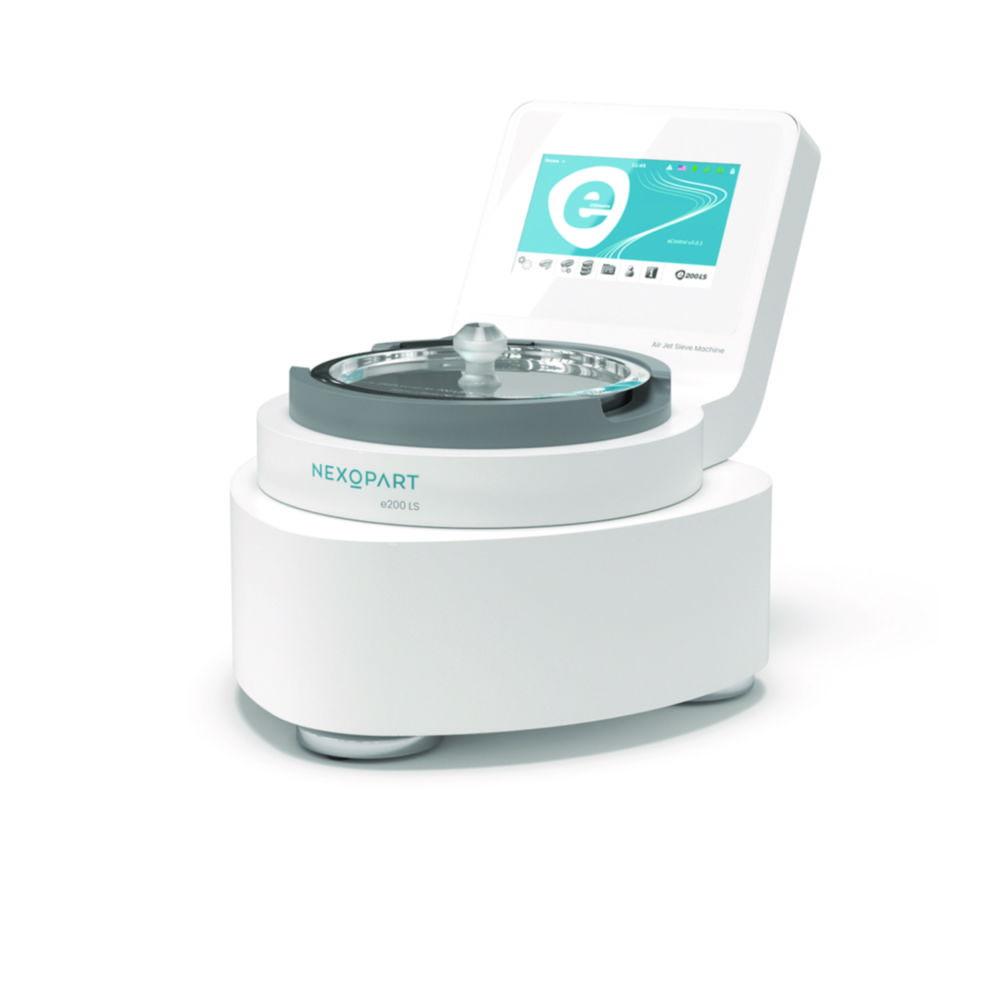 NEXOPART Air Jet Sieve Machine e200 LS eControl Security with HMI 3.0 Screen 90–264V 50/60Hz 1500–5000 Pa