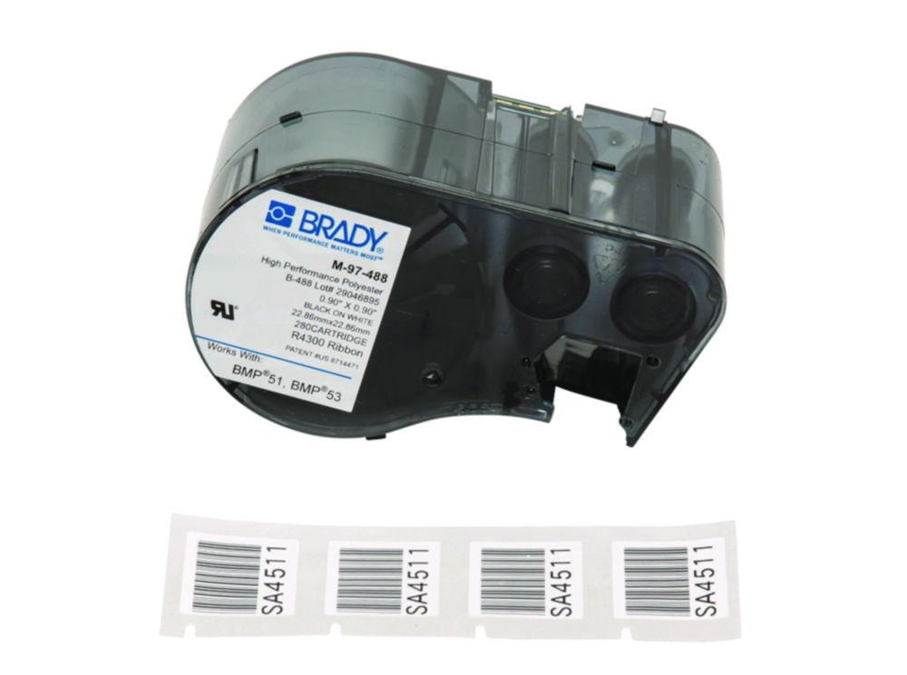 Brady Labels M5-97-488, 22.86x22.86mm, Carton of 280 Labels