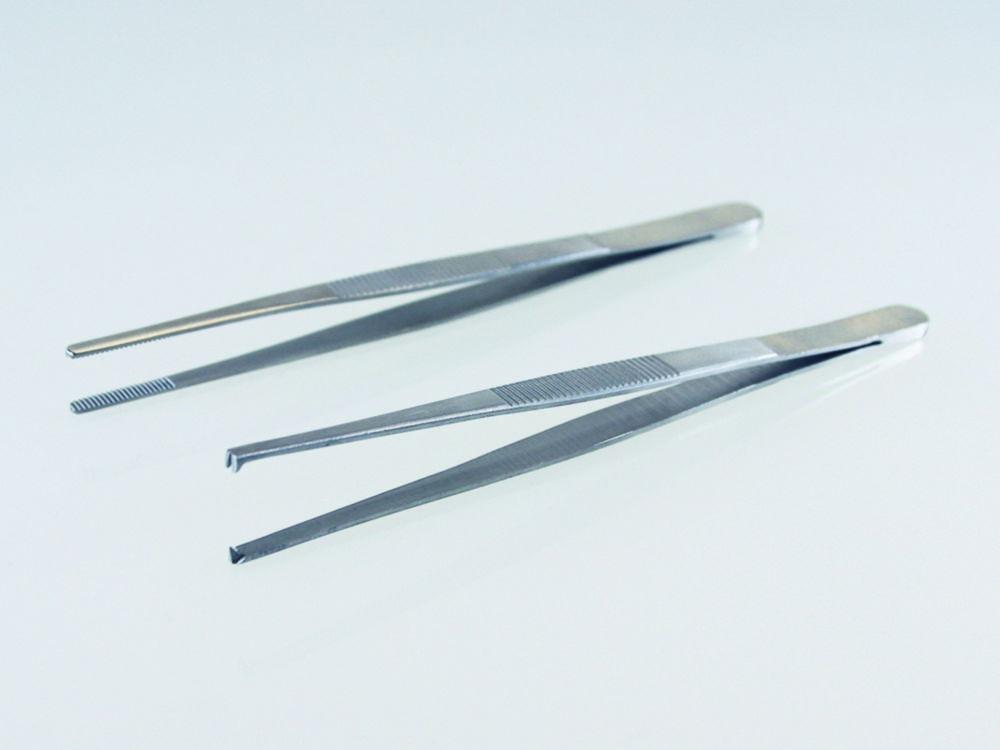 LLG Forceps, 250 mm, Blunt/Straight, General Use, Stainless Steel