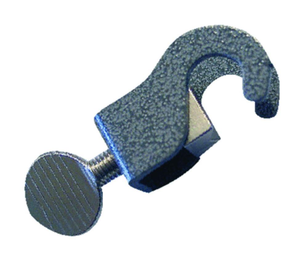 Hook bosshead, steel powder coated, with brass pressure block, opening to 13mm