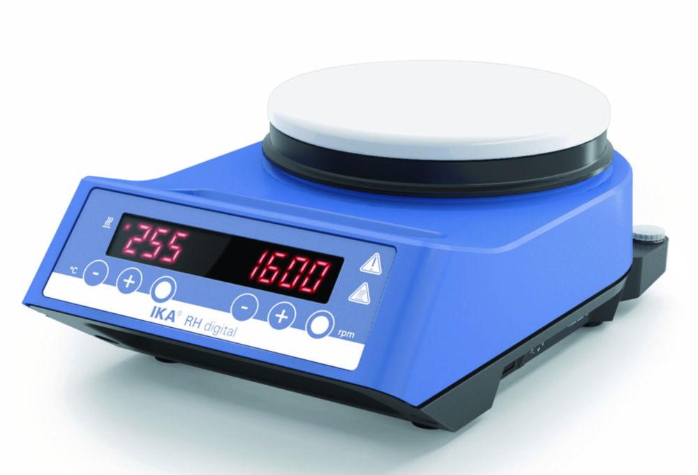 IKA Magnetic Stirrer RH Digital-White S 3 with Heating, with CH Plug (with Enamelled Plate)
