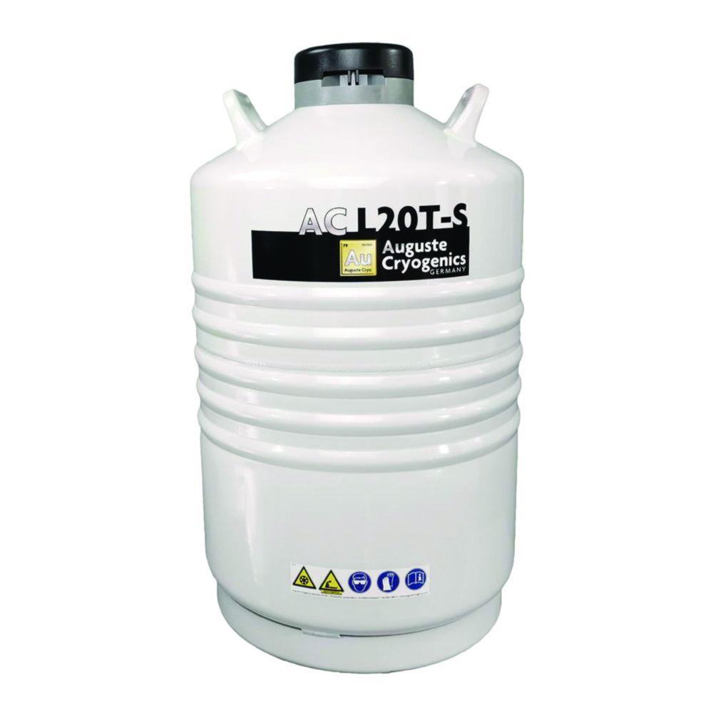 Cryonos Cryogenic Storage Vessel AC L20T-S, Capacity 20L, 6 Canisters of 120 mm, ADR Approved