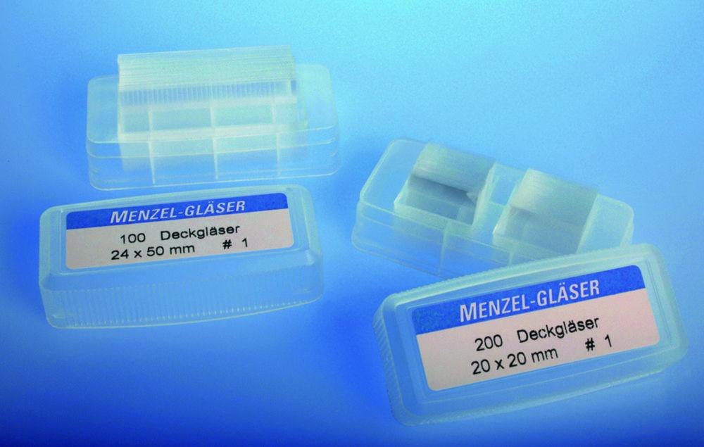 Epredia Cover Glasses 24 x 46 mm, 0.13-0.16 mm Thick, Pure White – Pack of 100

