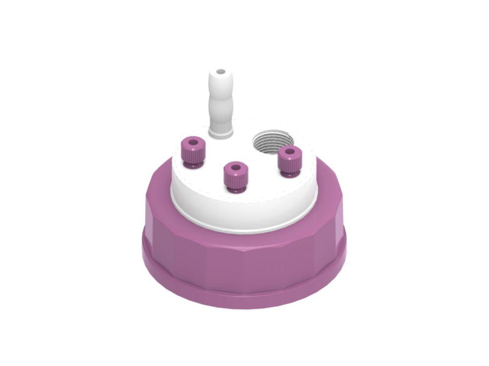 KEFO Waste SafetyCap (DIN60/61) with 4x Standard ports