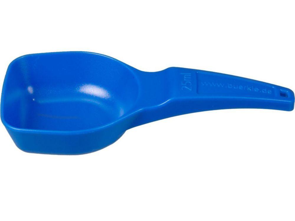 Bürkle Measuring Spoon 25 ml, PS, Blue, Sterile, Pack of 100
