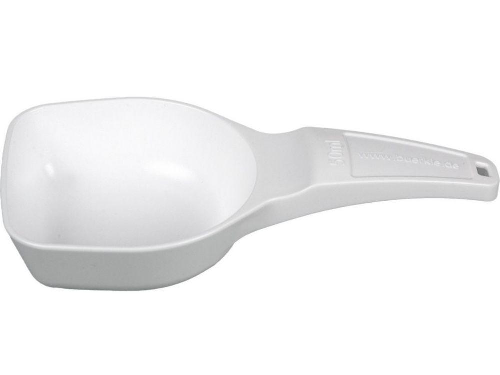 Bürkle Dosage Spoon 50 ml, PS, White Pack of 100