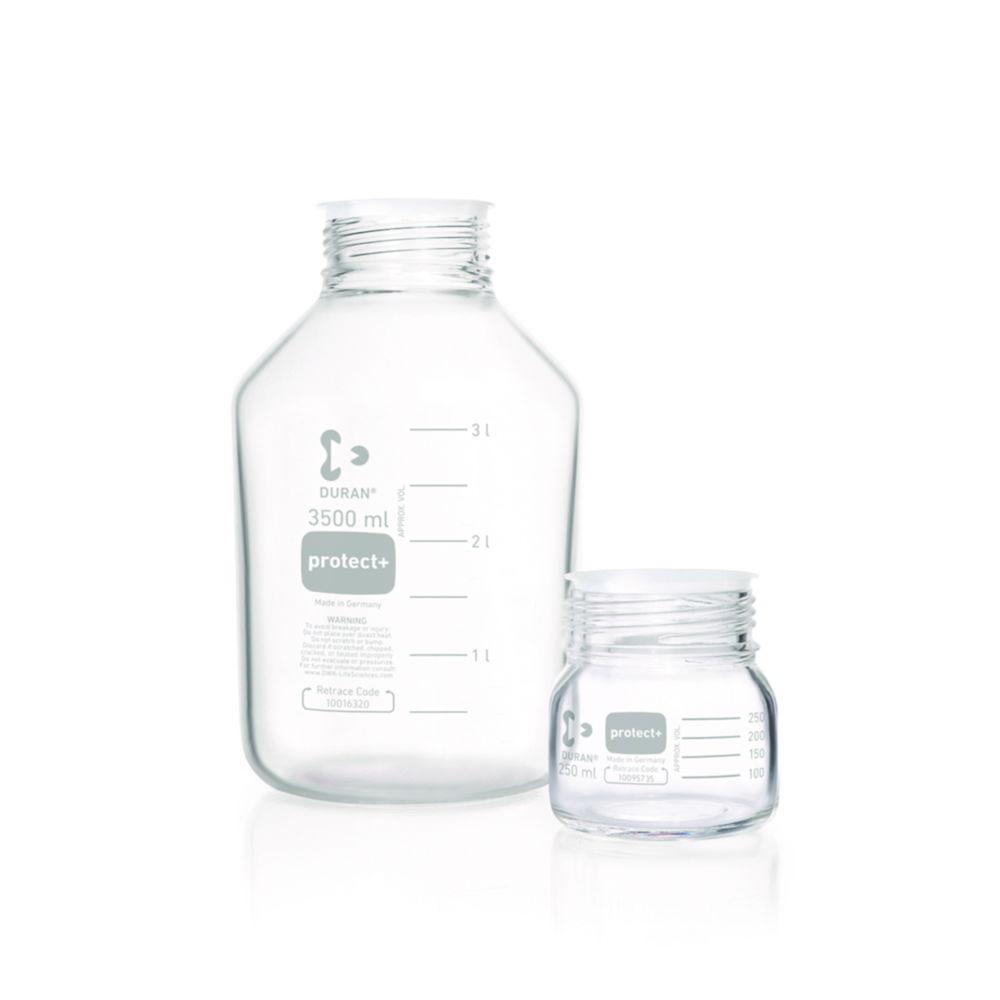 DWK Duran Laboratory Glass Bottle GLS 80 Clear Protect 500 mL 
