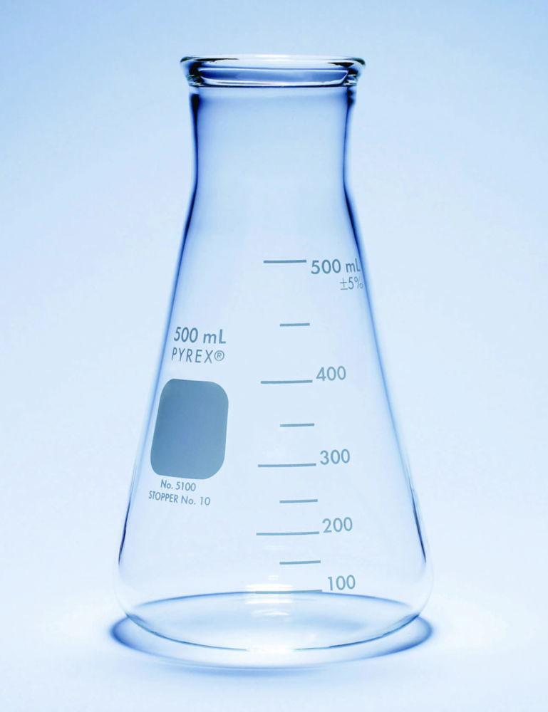 DWK Erlenmeyer Flask 2000 mL Wide Neck Thick Walls Conical Graduated

