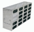 Rack, 2x3 boxes 100 mm for upright freezer 210x422x139 (hxtxw)