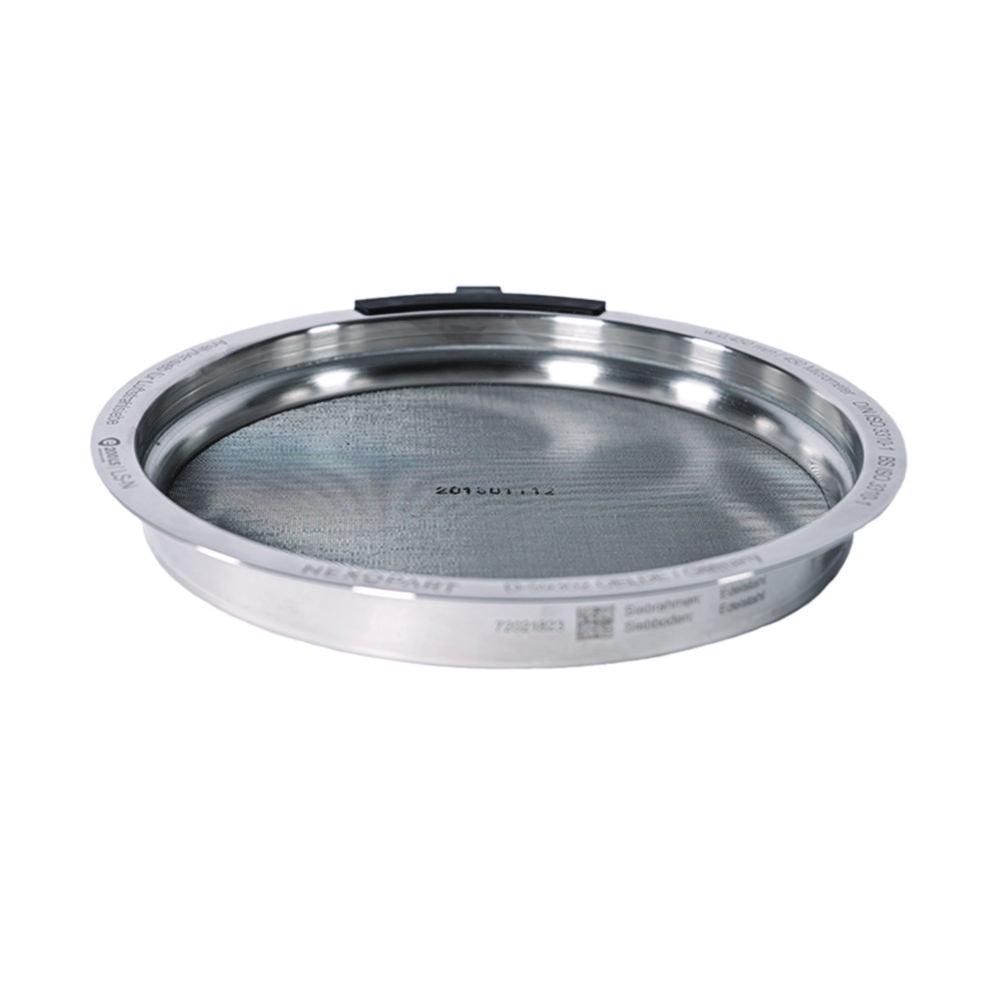 NEXOPART Air Jet Sieve 203 x 28 mm Stainless Steel Frame, Mesh Size 125µm, acc. to DIN EN 10204