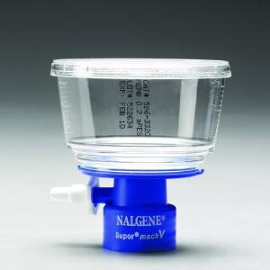 Thermo Nalgene Bottle Top Filter, PES, Sterile, 500 mL, 0.2 µm, 75 mm Ø GL45, Pack of 12