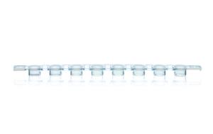 BRAND PCR Cap, PP, Clear 8-Strips, Flat, for PCR Tubes, Pack of 125